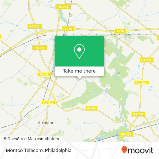 Mapa de Montco Telecom