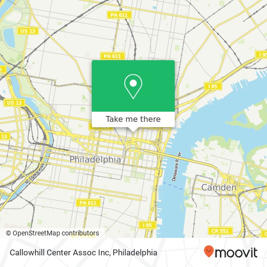 Callowhill Center Assoc Inc map