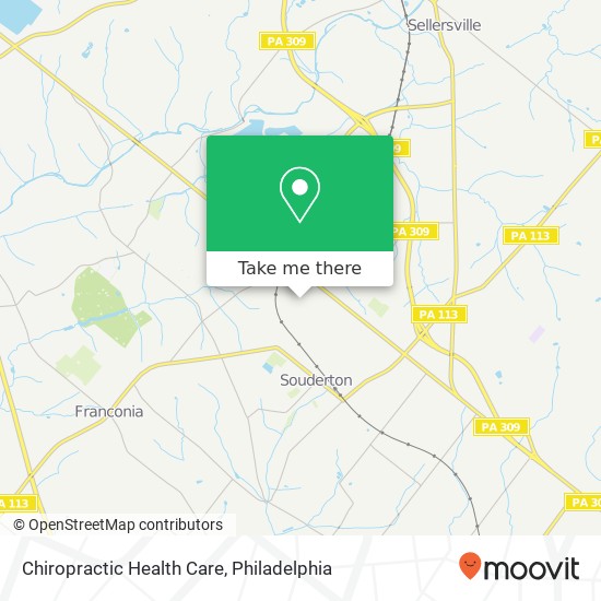 Chiropractic Health Care map