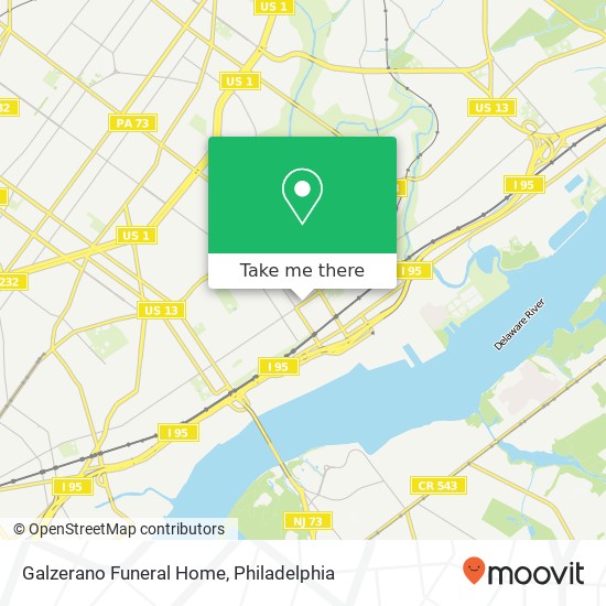 Galzerano Funeral Home map