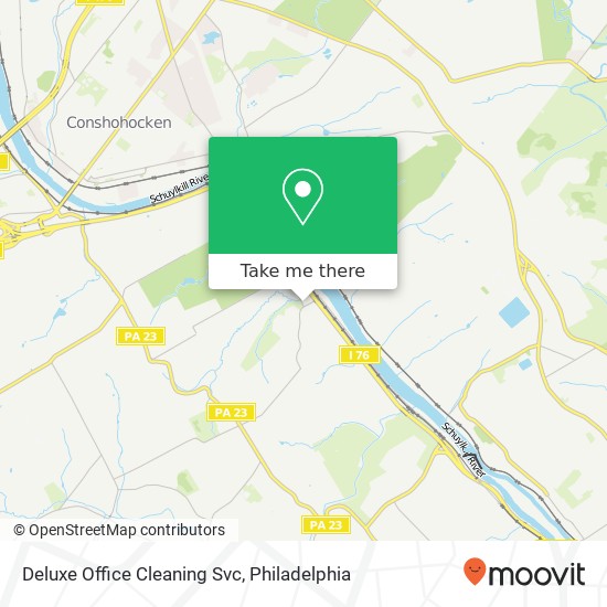 Deluxe Office Cleaning Svc map