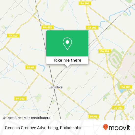 Genesis Creative Advertising map