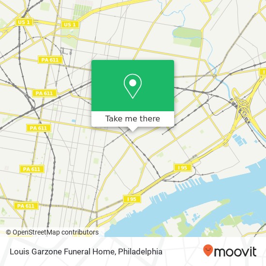 Louis Garzone Funeral Home map