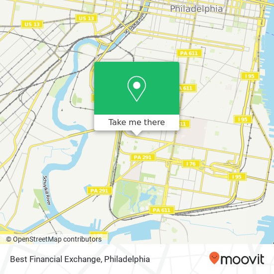 Mapa de Best Financial Exchange