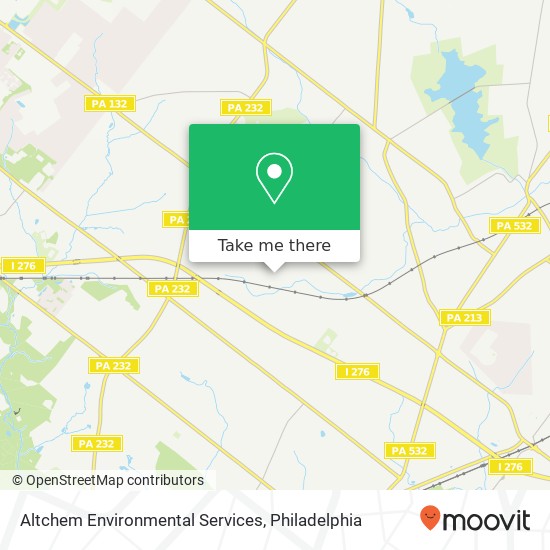 Altchem Environmental Services map