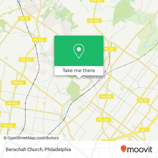 Berachah Church map