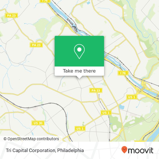 Tri Capital Corporation map