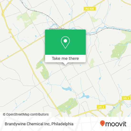 Brandywine Chemical Inc map