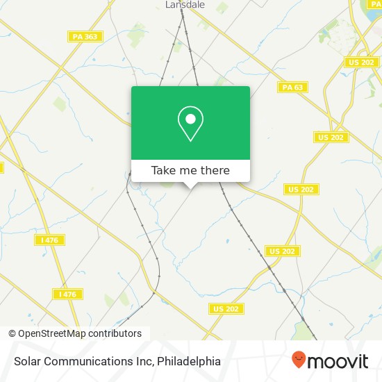 Solar Communications Inc map
