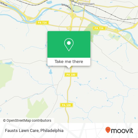 Fausts Lawn Care map