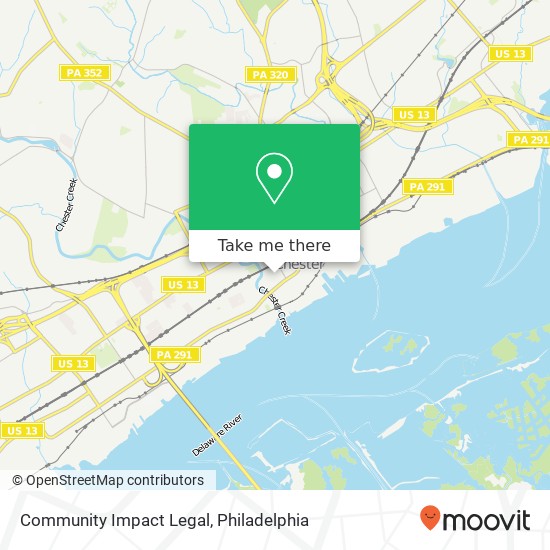 Community Impact Legal map