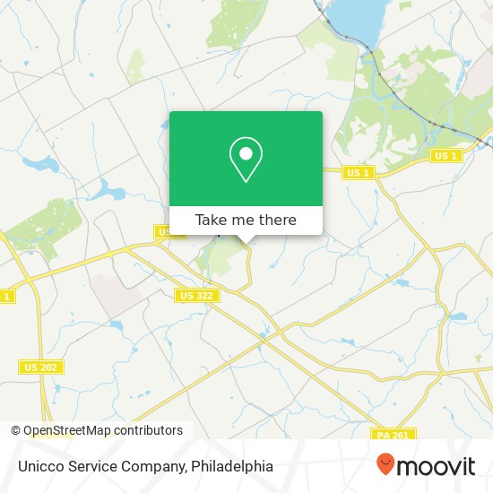 Unicco Service Company map