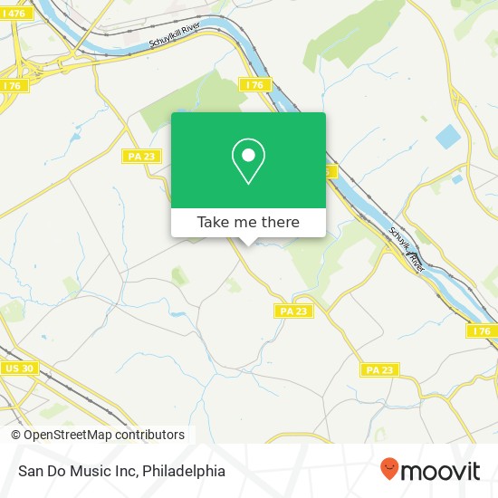 San Do Music Inc map