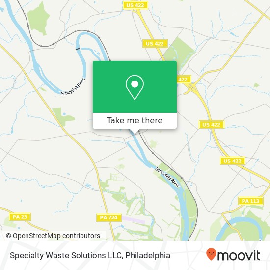 Specialty Waste Solutions LLC map