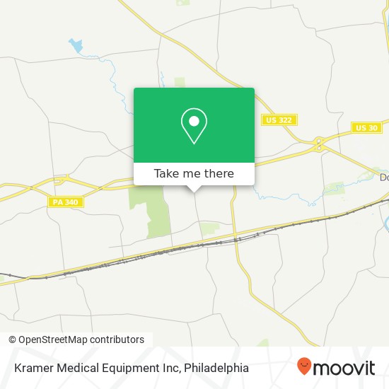 Kramer Medical Equipment Inc map