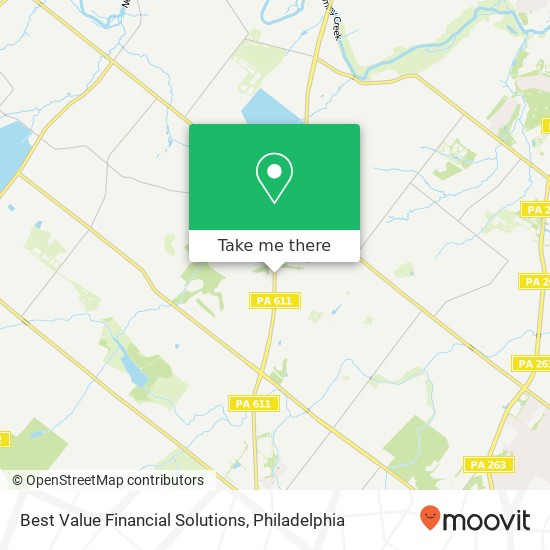 Best Value Financial Solutions map