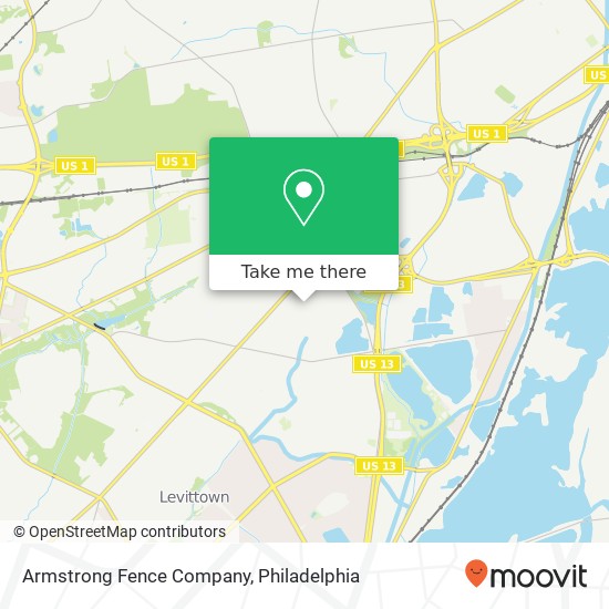 Mapa de Armstrong Fence Company