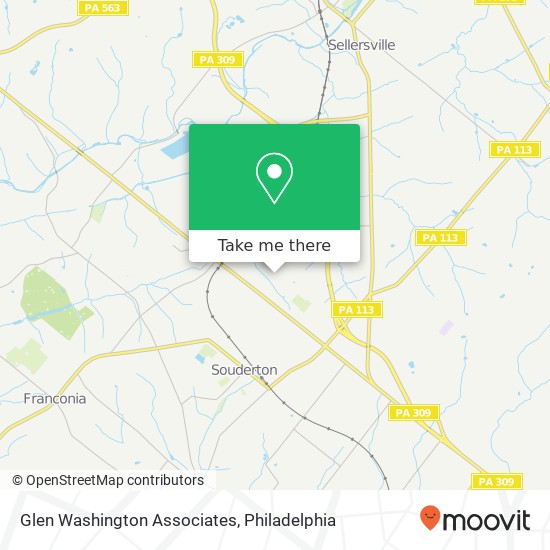Glen Washington Associates map