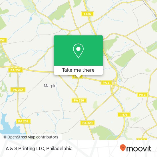 Mapa de A & S Printing LLC