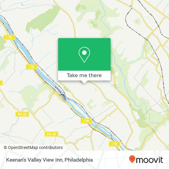 Mapa de Keenan's Valley View Inn