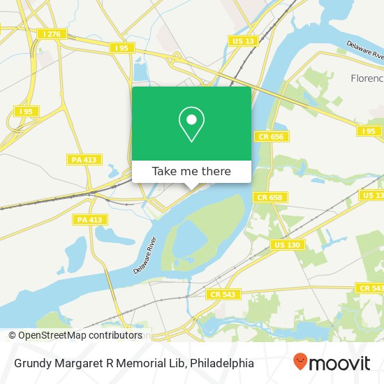 Mapa de Grundy Margaret R Memorial Lib