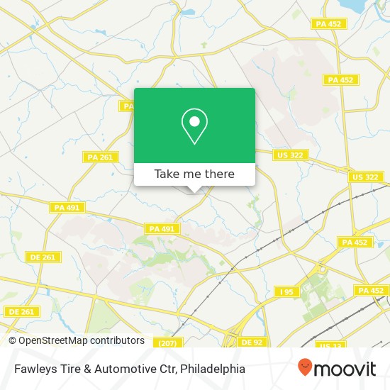 Fawleys Tire & Automotive Ctr map
