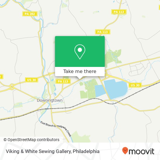 Viking & White Sewing Gallery map