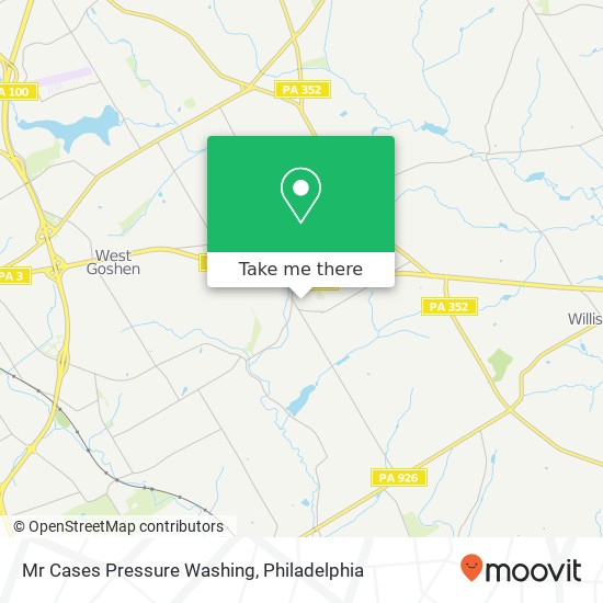 Mr Cases Pressure Washing map