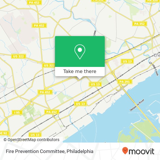 Fire Prevention Committee map
