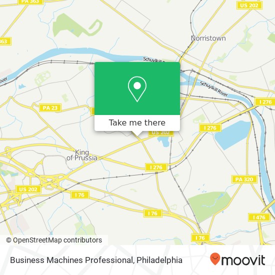 Mapa de Business Machines Professional