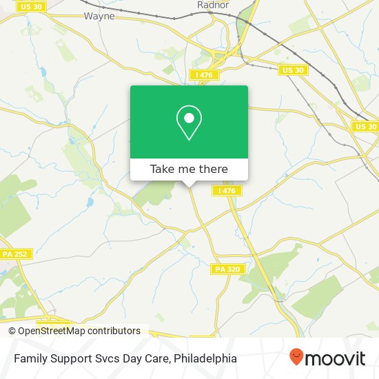 Family Support Svcs Day Care map
