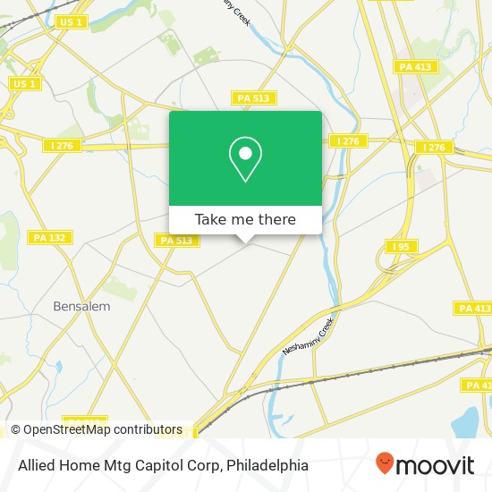 Mapa de Allied Home Mtg Capitol Corp