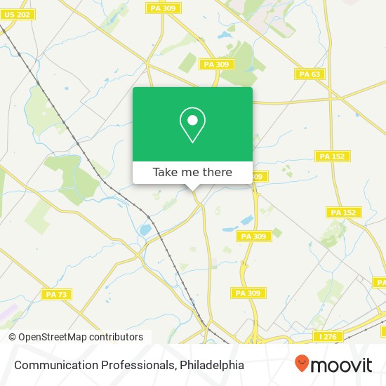 Communication Professionals map