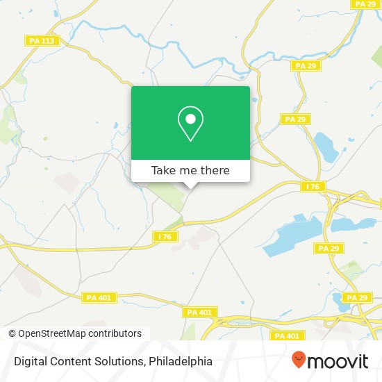 Digital Content Solutions map