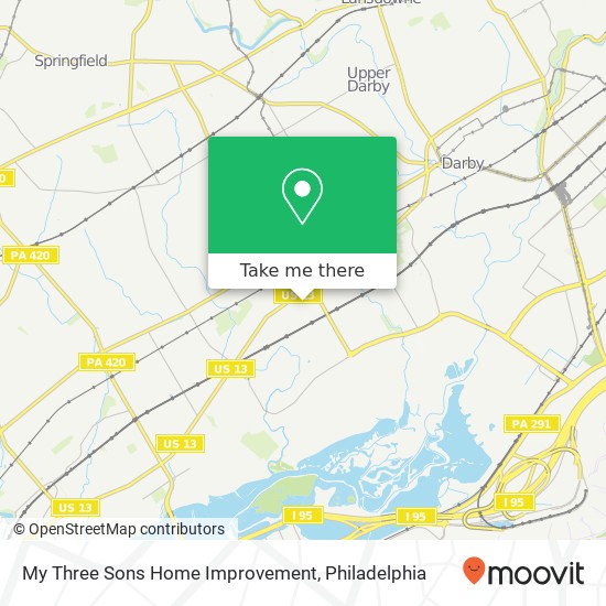 My Three Sons Home Improvement map