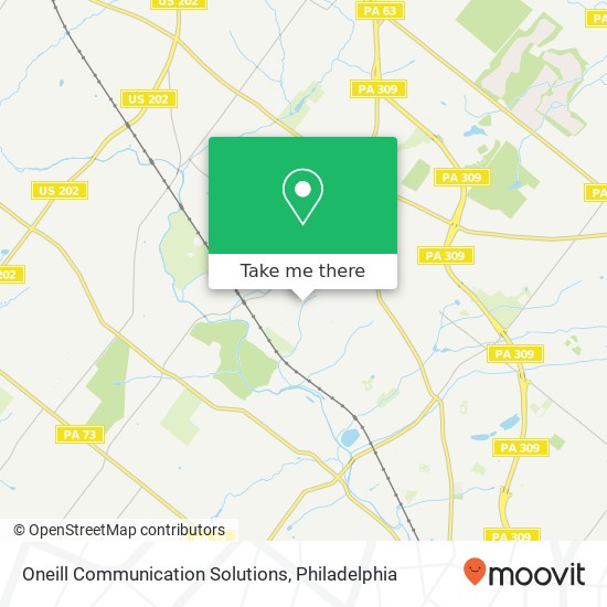 Oneill Communication Solutions map