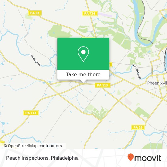 Mapa de Peach Inspections