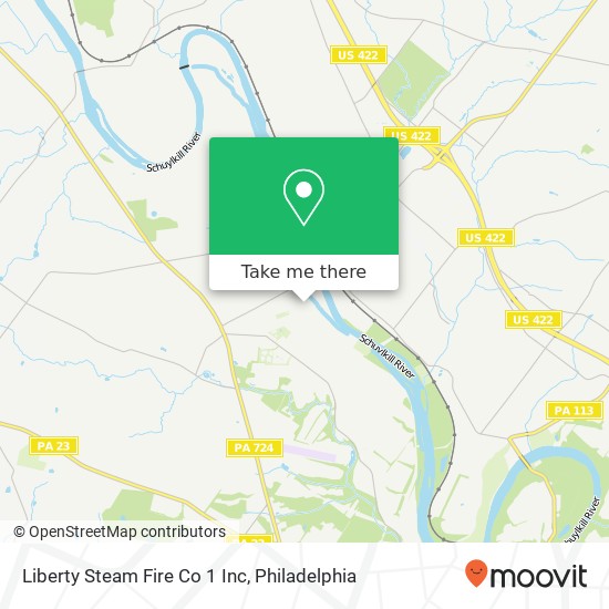 Mapa de Liberty Steam Fire Co 1 Inc