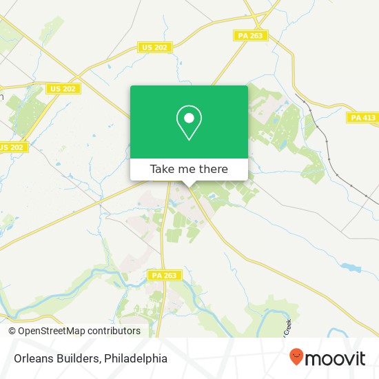 Orleans Builders map