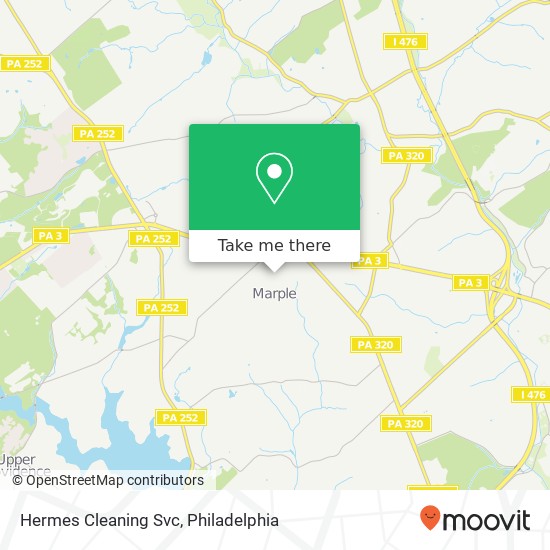 Hermes Cleaning Svc map