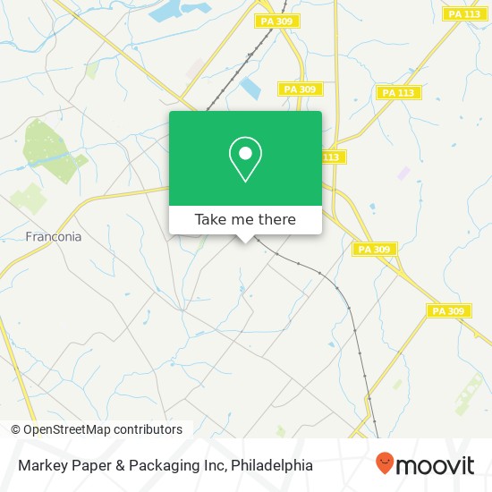Markey Paper & Packaging Inc map