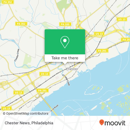 Chester News map