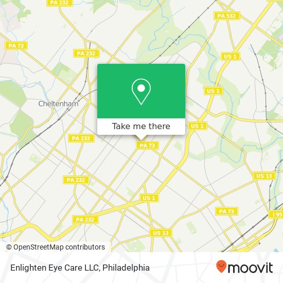 Mapa de Enlighten Eye Care LLC