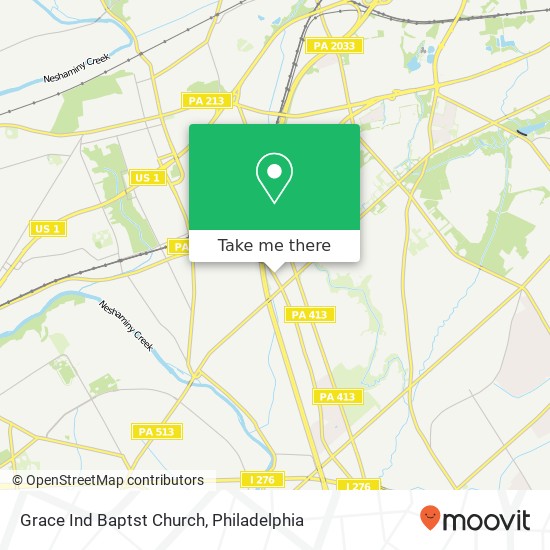 Grace Ind Baptst Church map