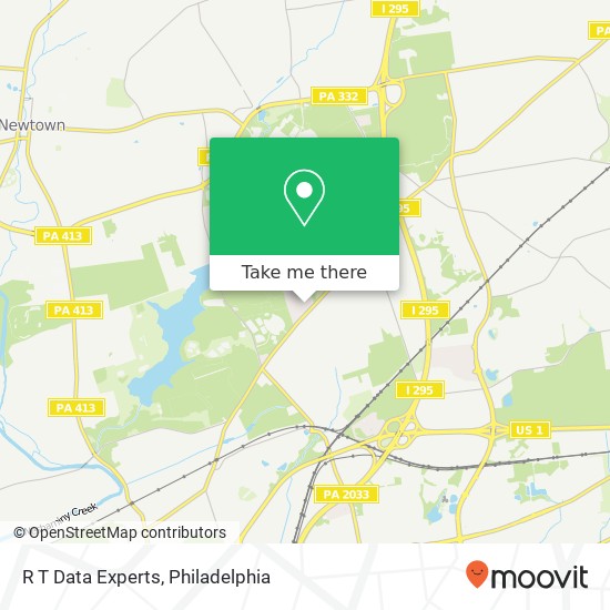 R T Data Experts map