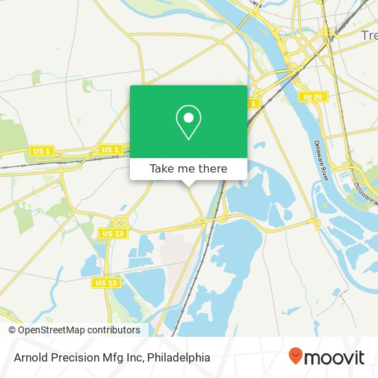 Arnold Precision Mfg Inc map