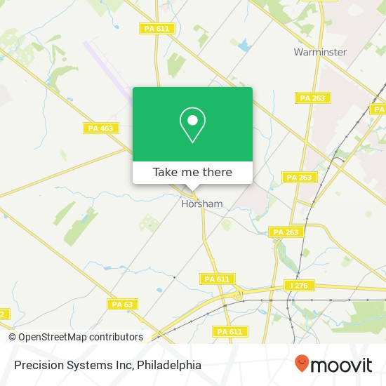 Precision Systems Inc map