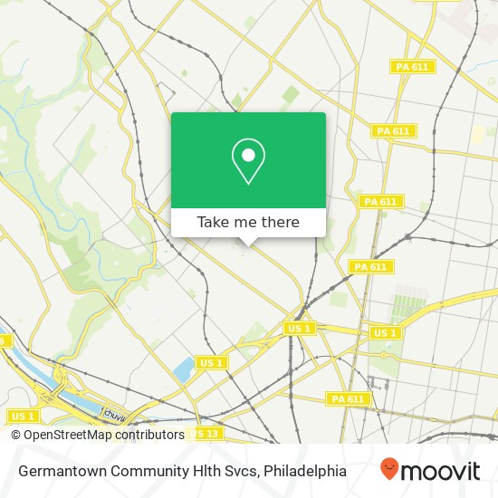 Germantown Community Hlth Svcs map