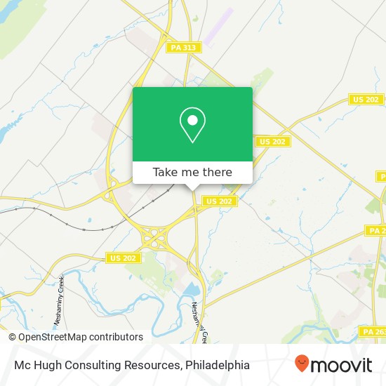 Mc Hugh Consulting Resources map