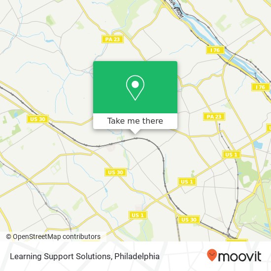 Learning Support Solutions map